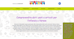 Desktop Screenshot of bubusetteteusatoperbambini.com